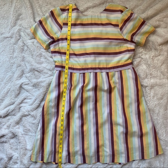 MADEWELL Striped Scoop-Back Dress - Picture 4 of 12